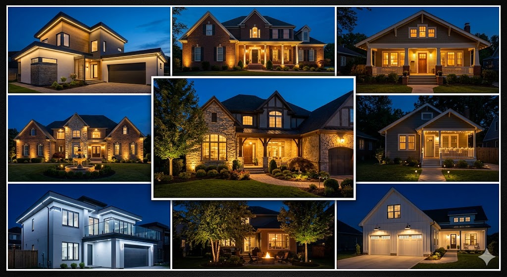 Outdoor lighting Tampa FL — professional residential landscape lighting by Bayshore Nightscapes